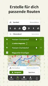 komoot - Wandern und Radfahren