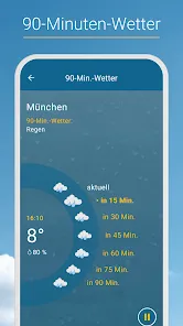 Wetter Online mit RegenRadar