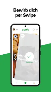 truffls - Bewerben per Swipe