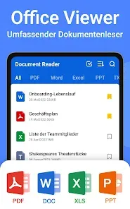 Alle Dokumente Leser: PDF, XLS