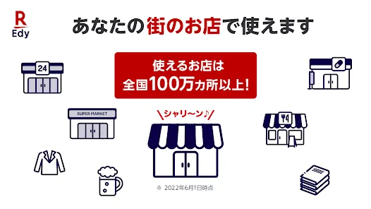 楽天Edyでキャッシュレス！ポイントが貯まる便利な電子マネー