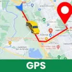 GPS ナビゲーション ライブ ロード マップ & 方向