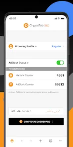 CryptoTab Browser Pro Level