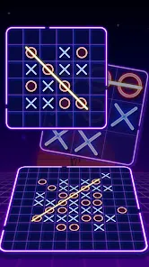 Tic Tac Toe Glow: 2 Player XO