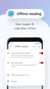 Opera Mini beta Web ブラウザ