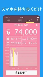 歩数計 - ウォーキングアプリ。ヘルスケア管理にも使える。