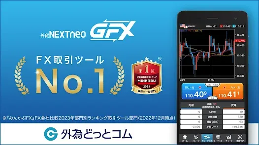 外貨ネクストネオ「GFX」- 外為どっとコムのFX取引アプリ