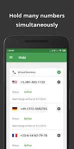 Wabi - Virtual Phone Number