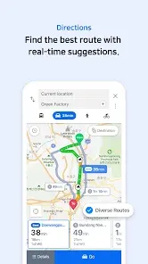 NAVER Map, Navigation