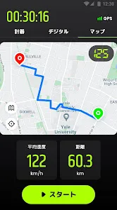 スピードメーター:  GPS 速度計測アプリ & 距離計