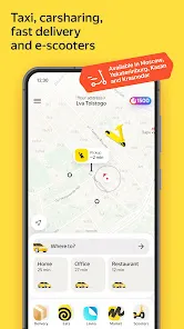 Yandex Go — taxi and delivery