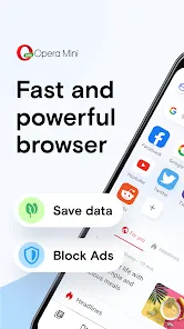 Opera Mini beta Web ブラウザ