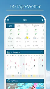 Wetter Online mit Polleninfos