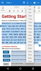 OfficeSuite Font Pack