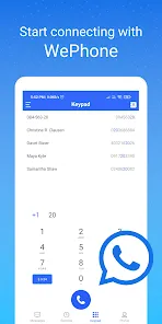 WePhone: Cheap Phone Calls App