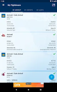 FlightAware 航空便追跡