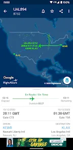 FlightAware 航空便追跡