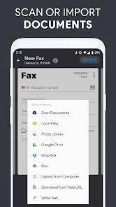 IFAX  - 携帯電話からファックス送信