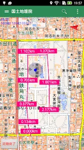 国土地図　圏外・オフラインでも使えるGPS地図アプリ