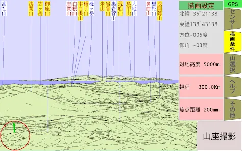 山座同定ナビ